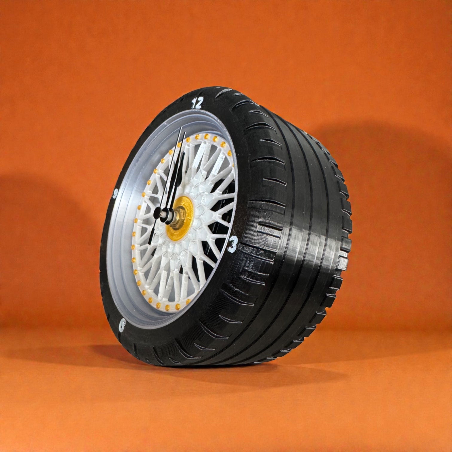 Wheely Tire’d Clock
