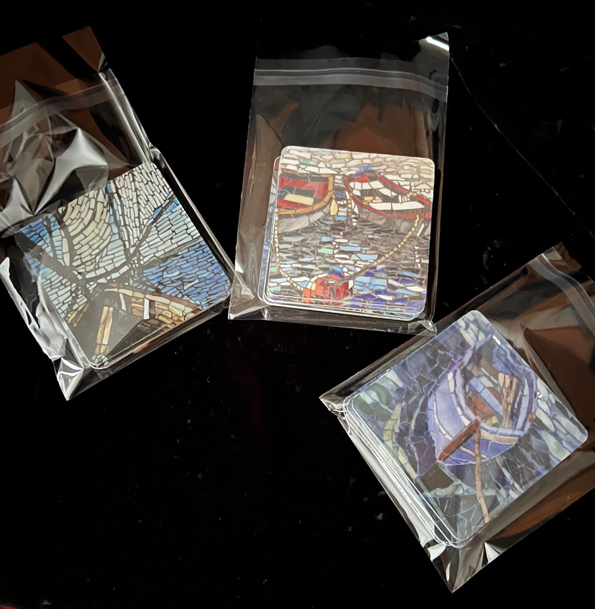 Coasters, 8 pk