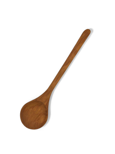Long Round Cherry Wood Spoon