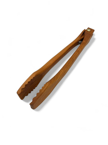 Cherry Wood Serving Tongs