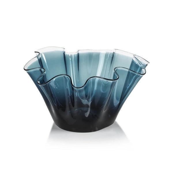 Tropezana Tall Wave Glass Bowl