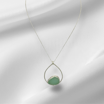 Aqua Pendant by Colleen Flanagan-Ormsby