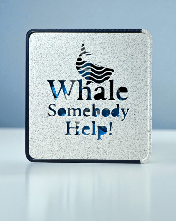 Whale Somebody Help! – 3D-Printed Whale Puzzle by This Rad Life