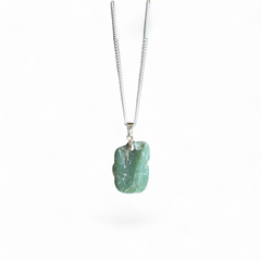 Big Sur California Nephrite Jade Pebble Necklace