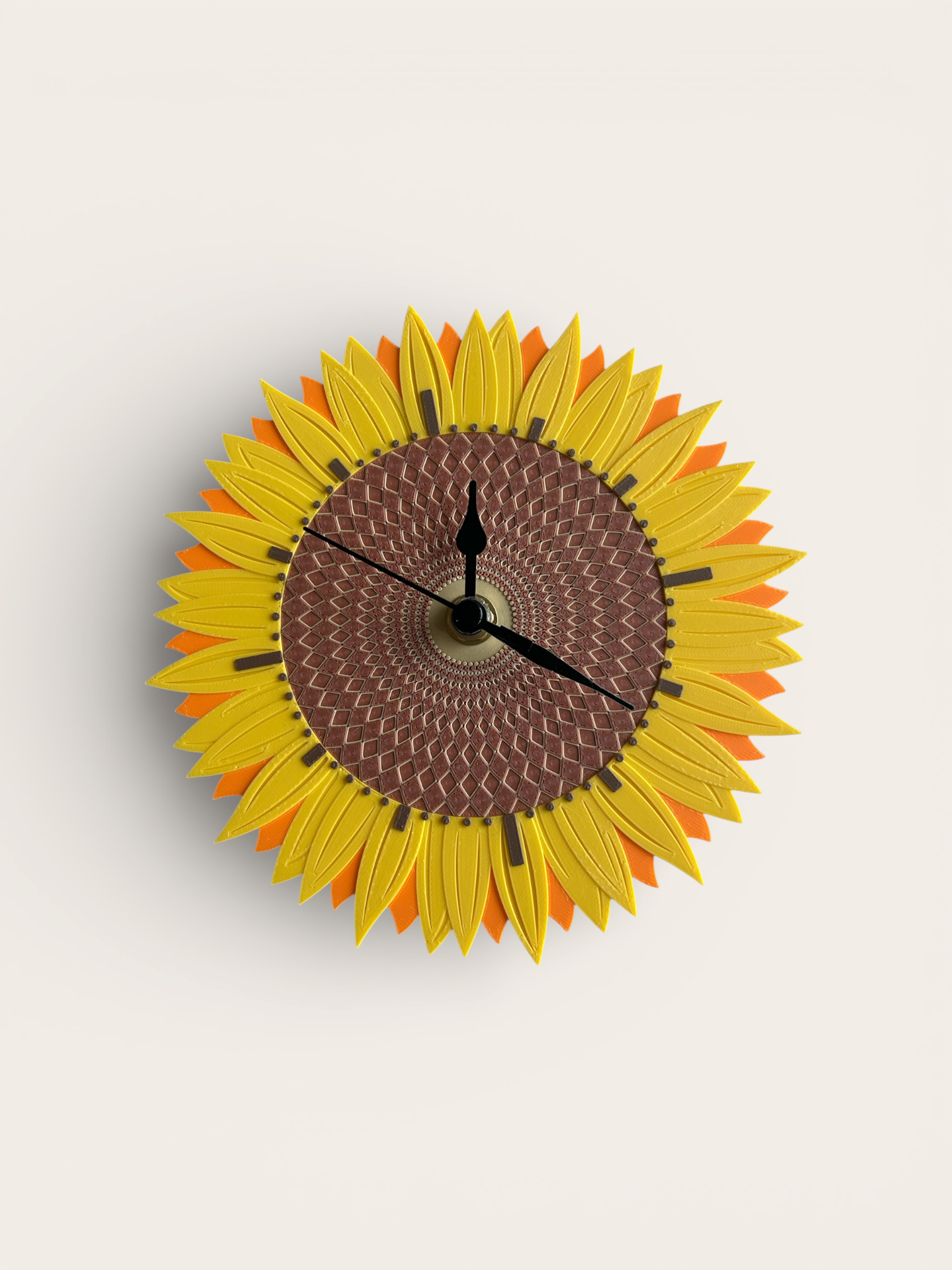 Sunflower Clock by This Rad Life