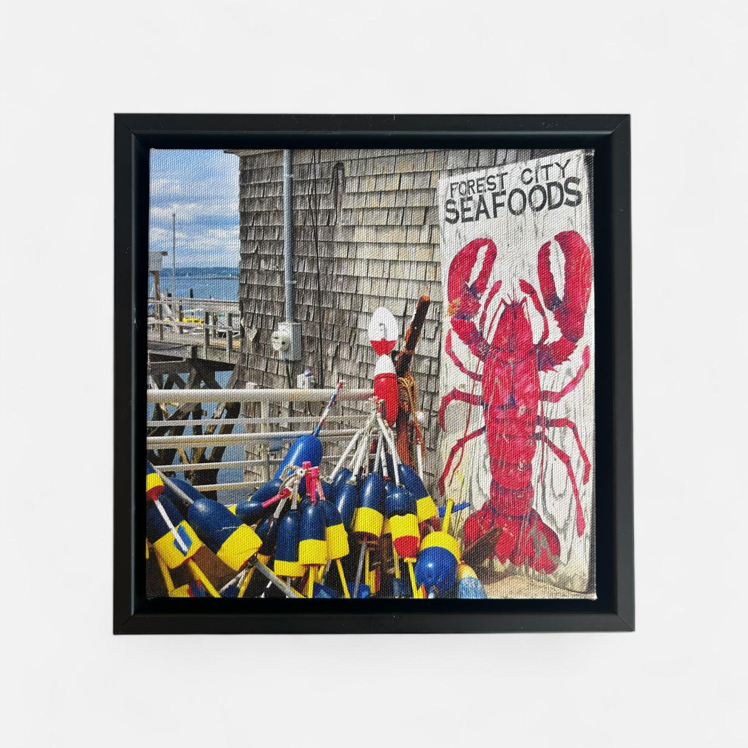 Forest City Seafoods Canvas Print by David Sullivan