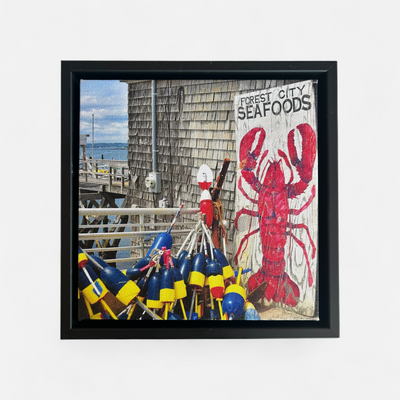 Forest City Seafoods Canvas Print by David Sullivan