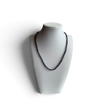 Coated Labradorite Strand