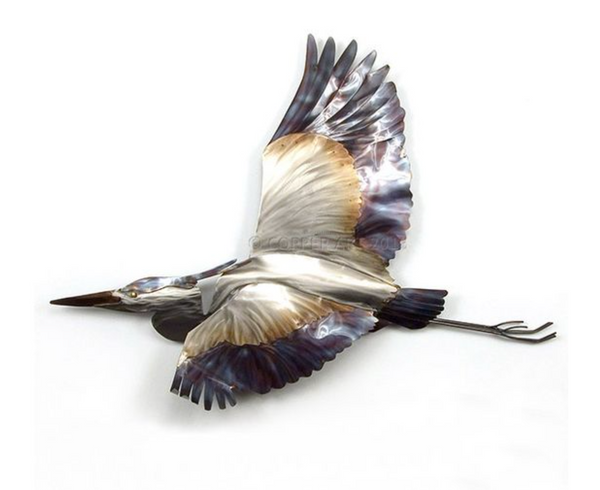Blue Heron Flying