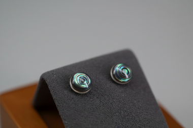 Abalone Stud Post Earrings