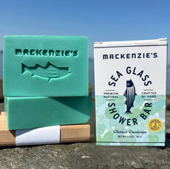 Sea Glass Shower Bar