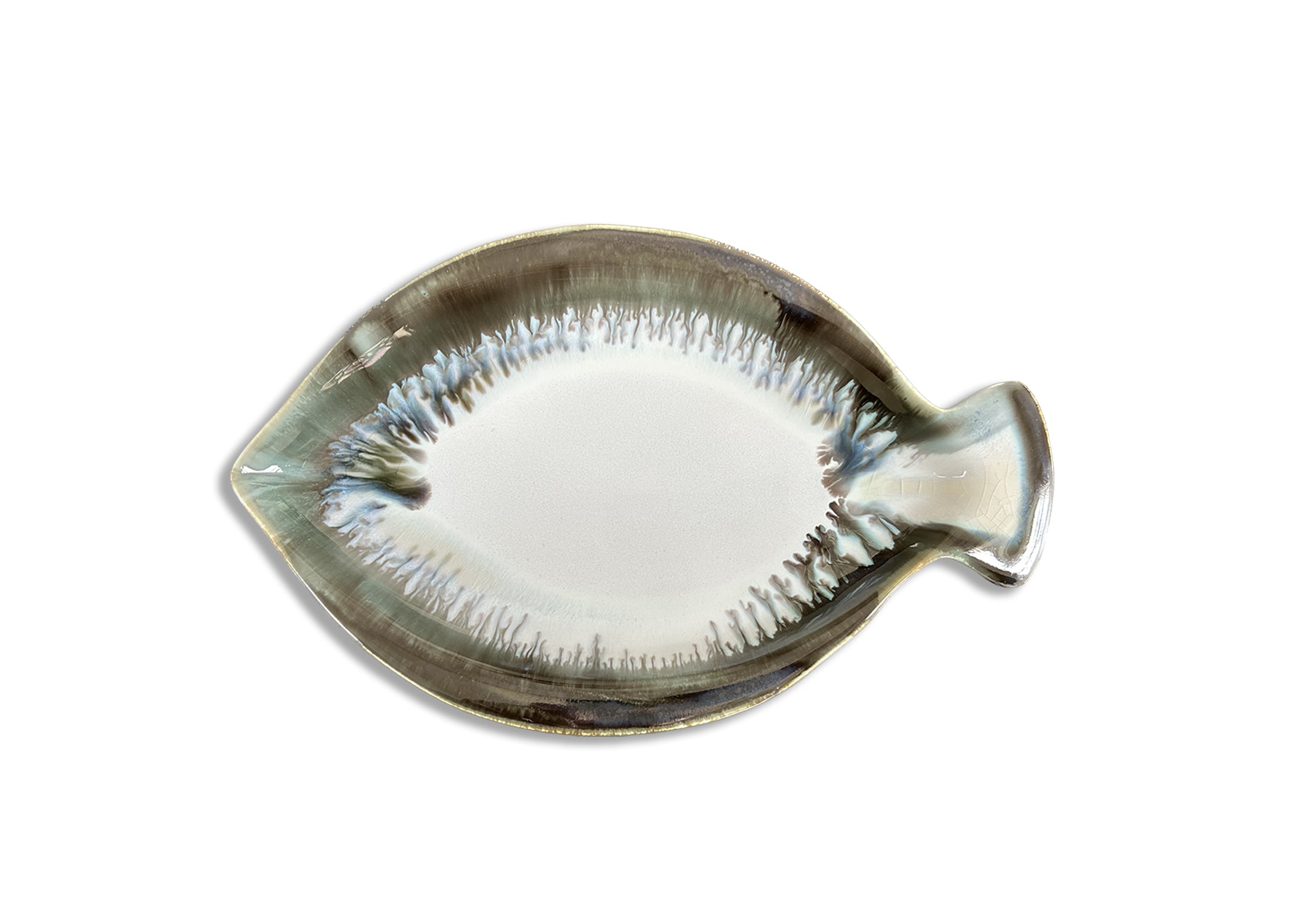 Fish Plate - Pottery Edgecomb Potters