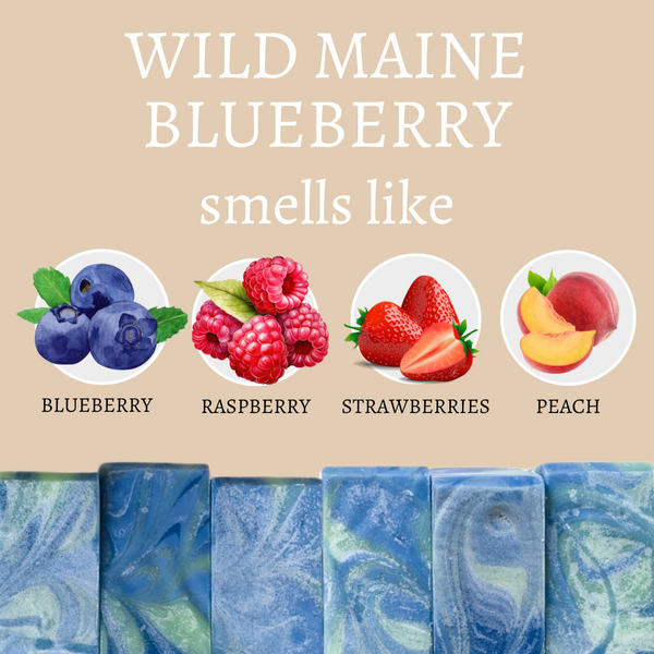 Wild Maine Blueberry Handmade Soap Bar