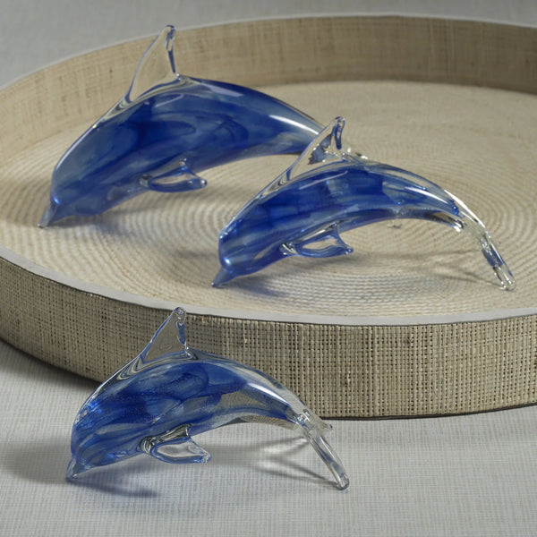 Marinella Decorative Glass Dolphin 6"