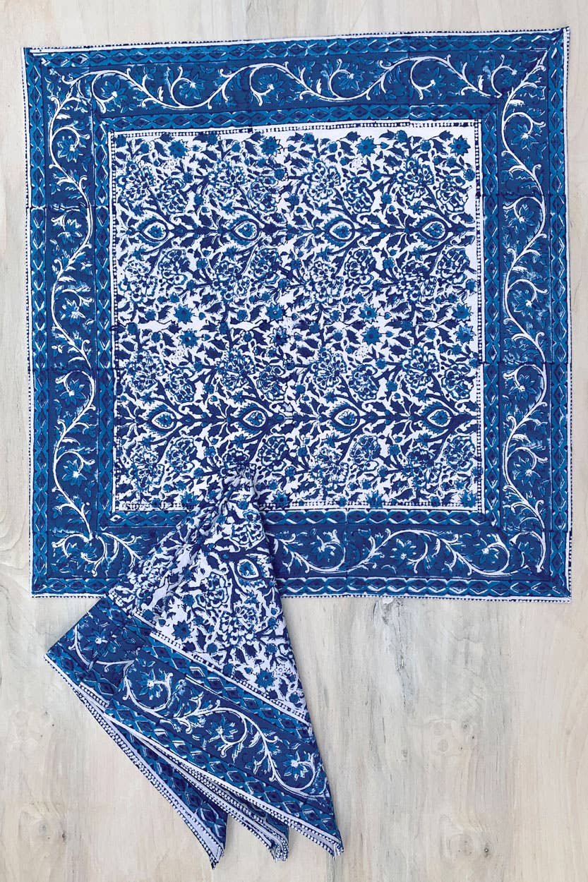 Blue Vine Napkin Set