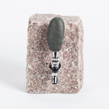Stone Drink Dispenser: Pink / Stainless