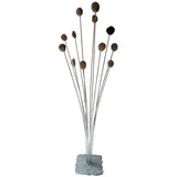 Cattails Indoor/Outdoor Sculpture - 9 Stem - Other Edgecomb Potters