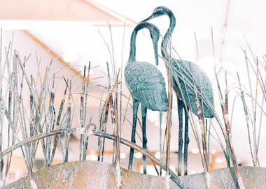 Crane Wall Sculpture - Edgecomb Potters