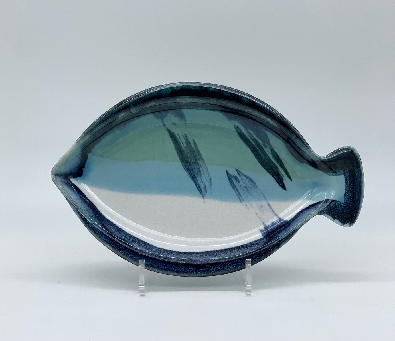 Fish Plate - Pottery Edgecomb Potters