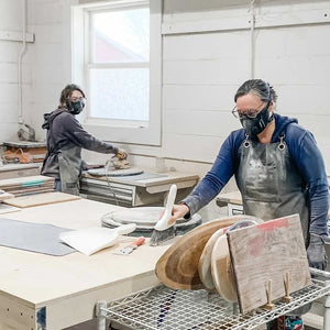 Whale Tail Serving Board - Wood Edgecomb Potters