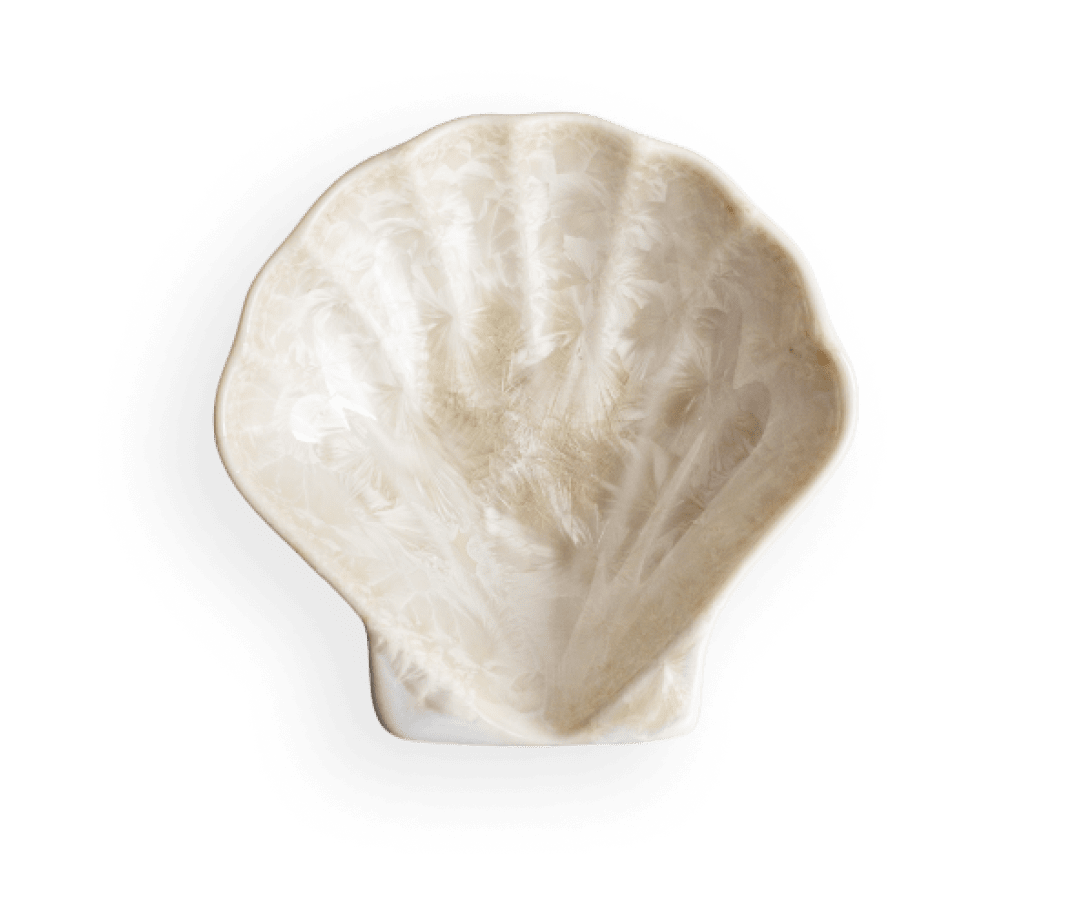 Puff Shell Dish - Pottery Edgecomb Potters