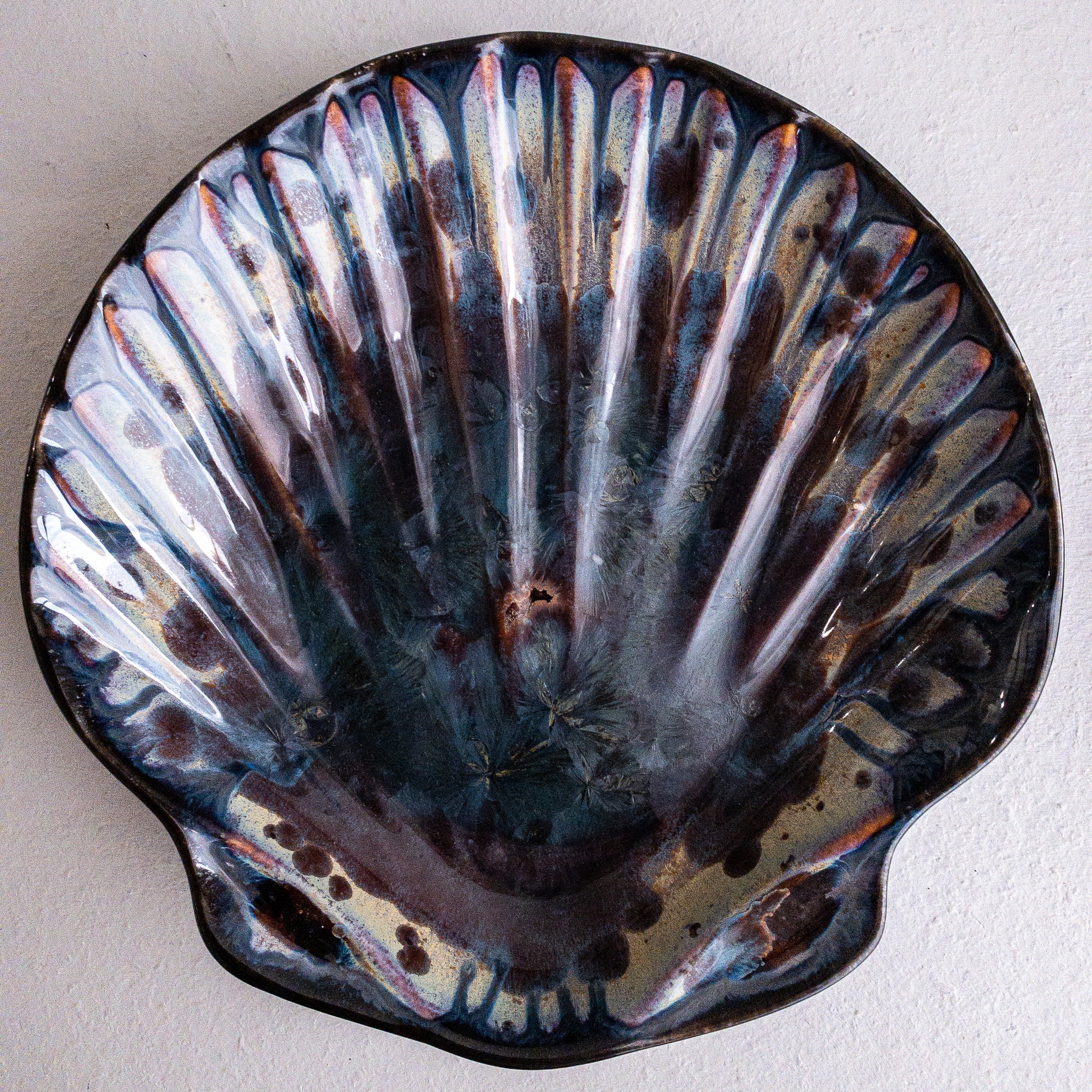 Shell Platter - Pottery Edgecomb Potters