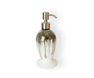 Soap Dispenser, ~12 oz - Pottery Edgecomb Potters